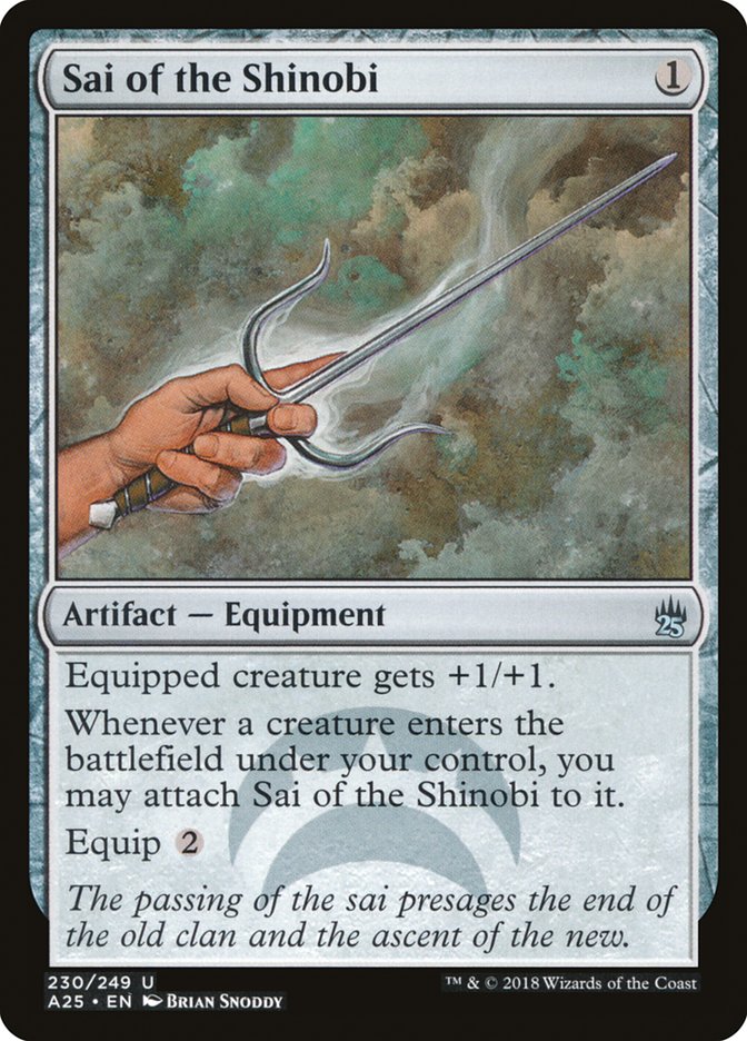 Sai of the Shinobi [Masters 25] [Foil]