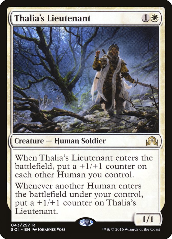 Thalia's Lieutenant [Shadows over Innistrad] [Foil]