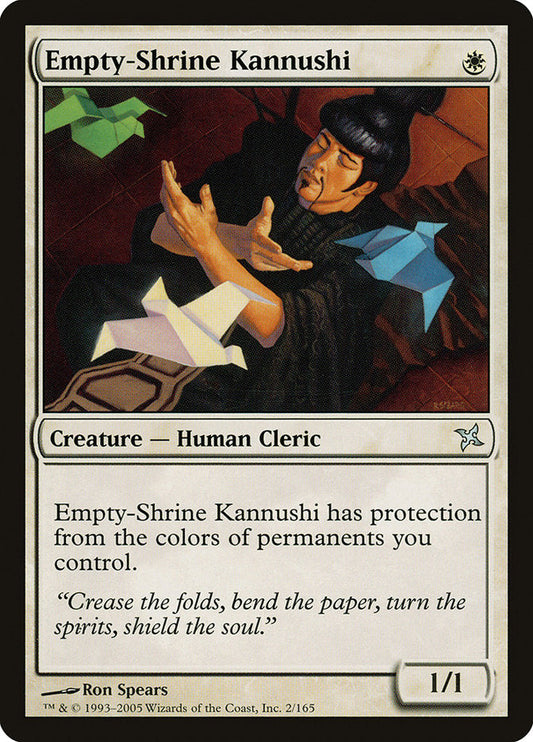 Empty-Shrine Kannushi [Betrayers of Kamigawa] [Foil]