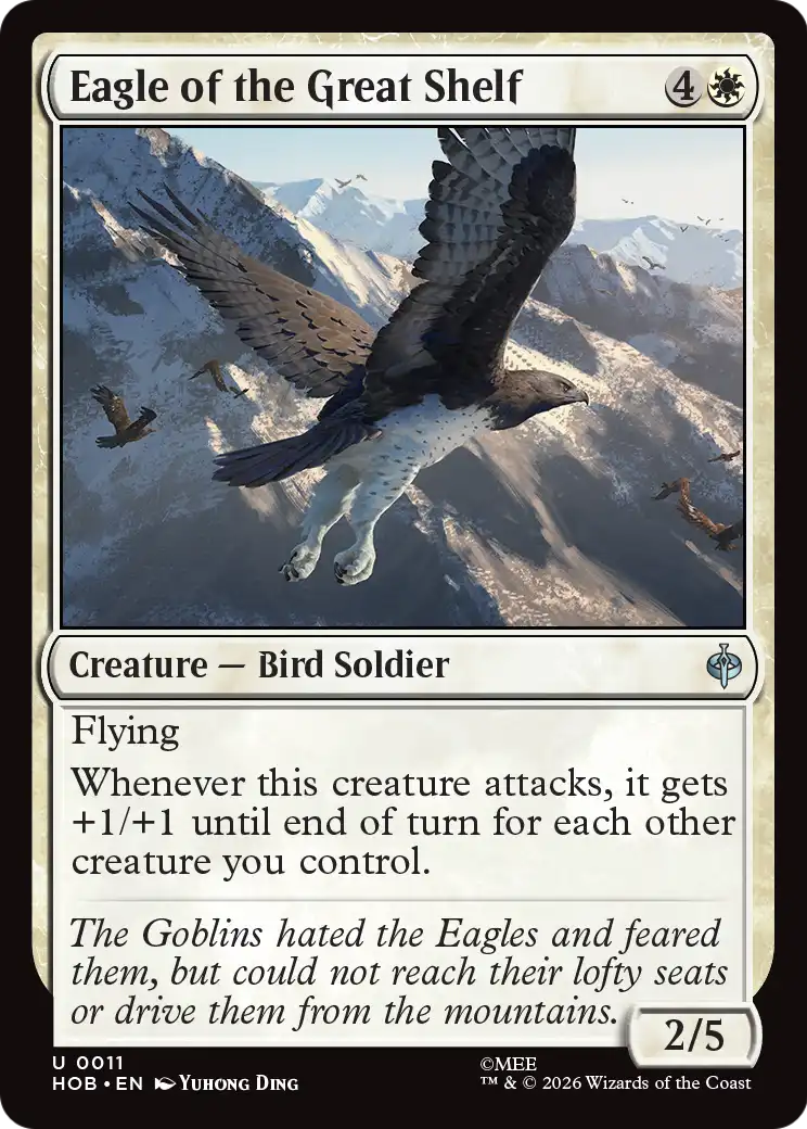 Eagle of the Great Shelf [The Hobbit]