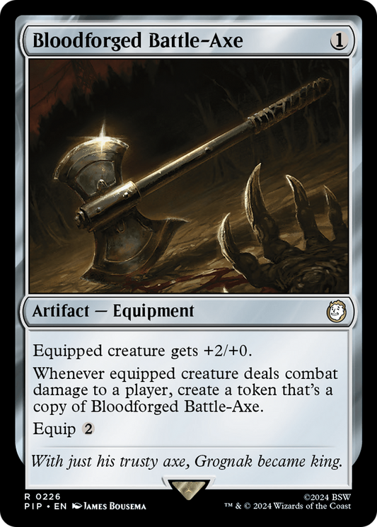 Bloodforged Battle-Axe [Fallout] [Foil]
