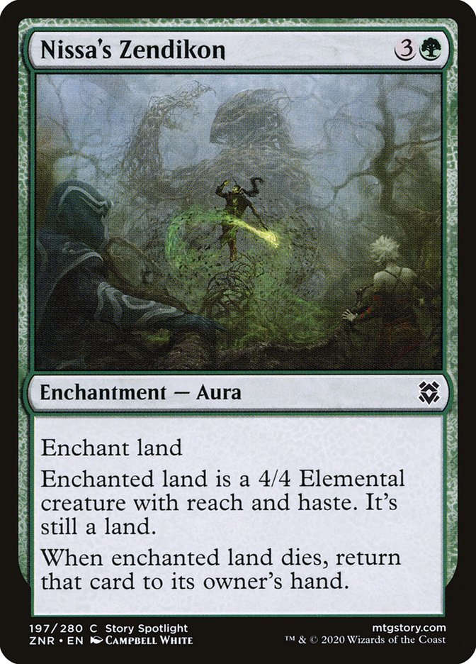 Nissa's Zendikon [Zendikar Rising] [Foil]