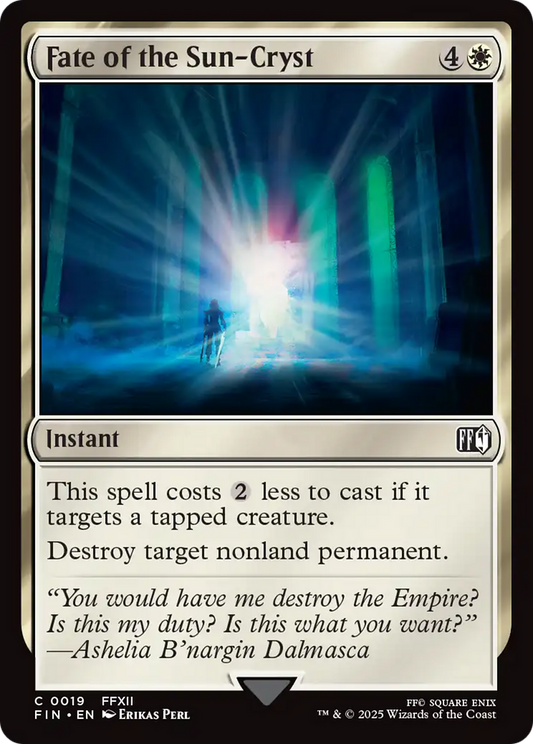 Fate of the Sun-Cryst [FINAL FANTASY] [Foil]