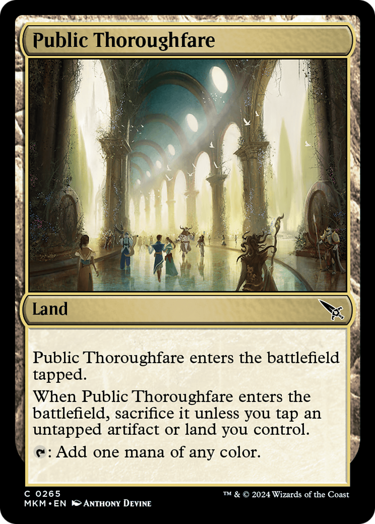Public Thoroughfare [Murders at Karlov Manor] [Foil]