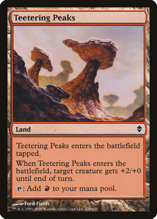 Teetering Peaks [Zendikar] [Foil]