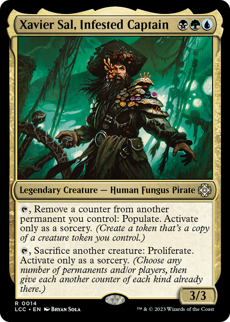 Xavier Sal, Infested Captain [The Lost Caverns of Ixalan Commander] [Foil]