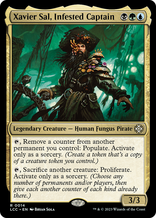 Xavier Sal, Infested Captain [The Lost Caverns of Ixalan Commander] [Foil]