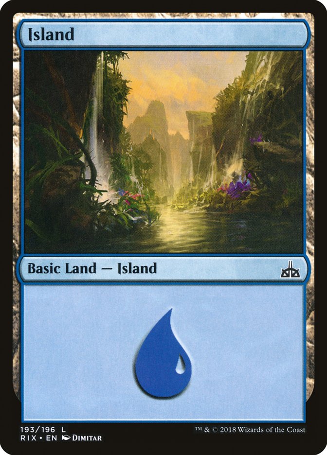 Island (193) [Rivals of Ixalan] [Foil]