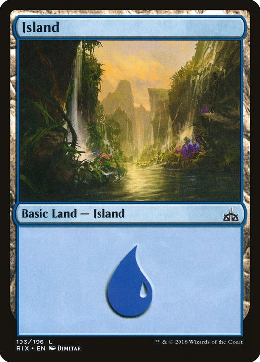 Island (193) [Rivals of Ixalan] [Foil]