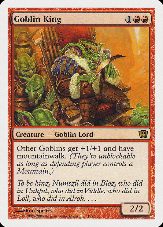 Goblin King [Ninth Edition] [Foil]