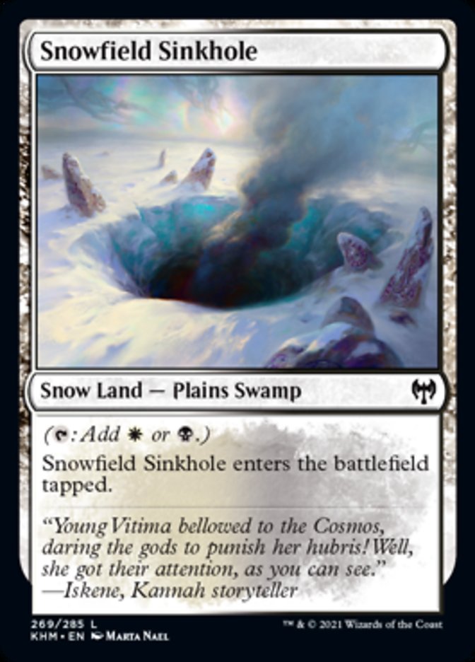 Snowfield Sinkhole [Kaldheim] [Foil]