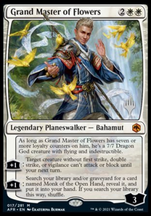 Grand Master of Flowers (Promo Pack) [Dungeons & Dragons: Adventures in the Forgotten Realms Promos] [Foil]