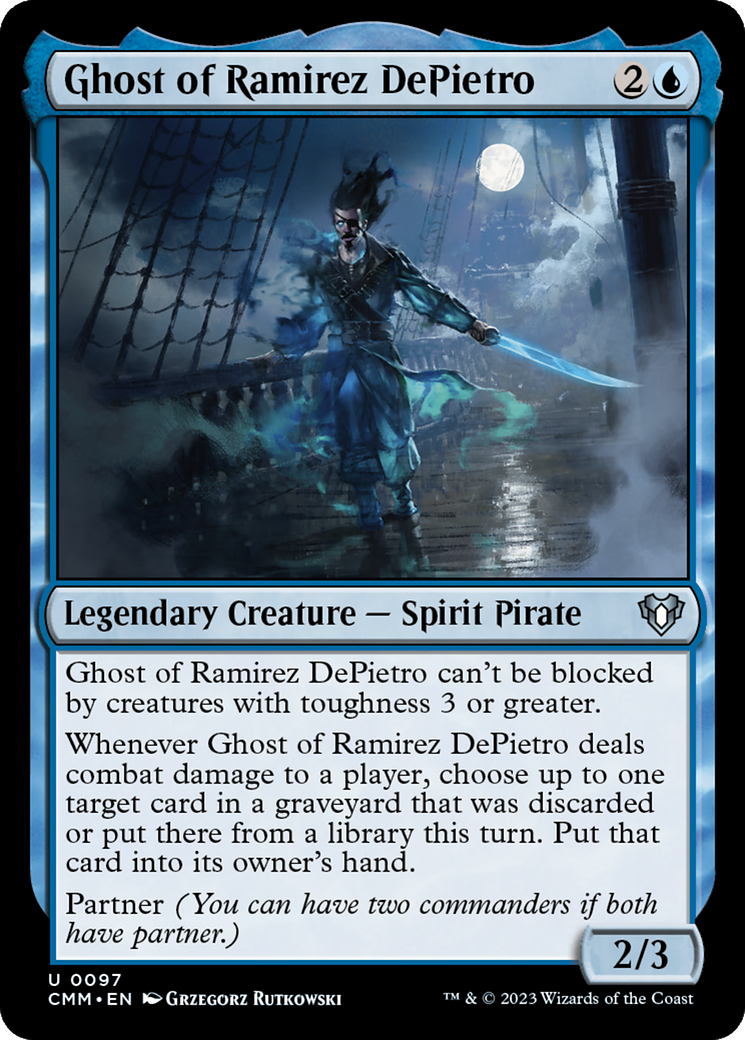 Ghost of Ramirez DePietro [Commander Masters] [Foil]