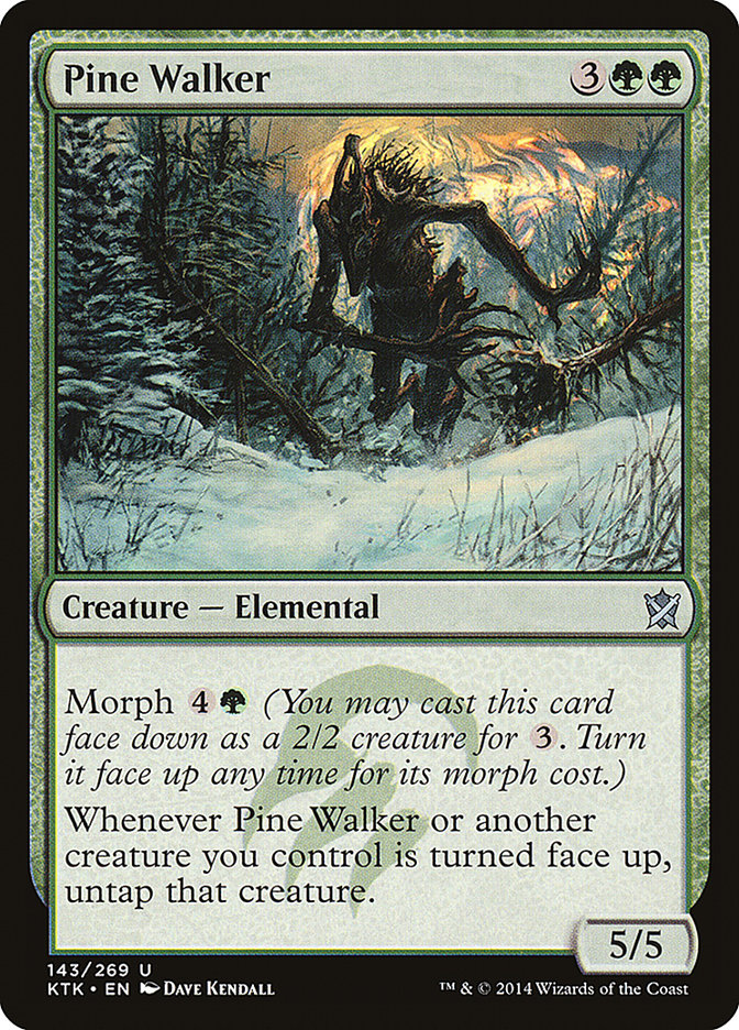 Pine Walker [Khans of Tarkir] [Foil]