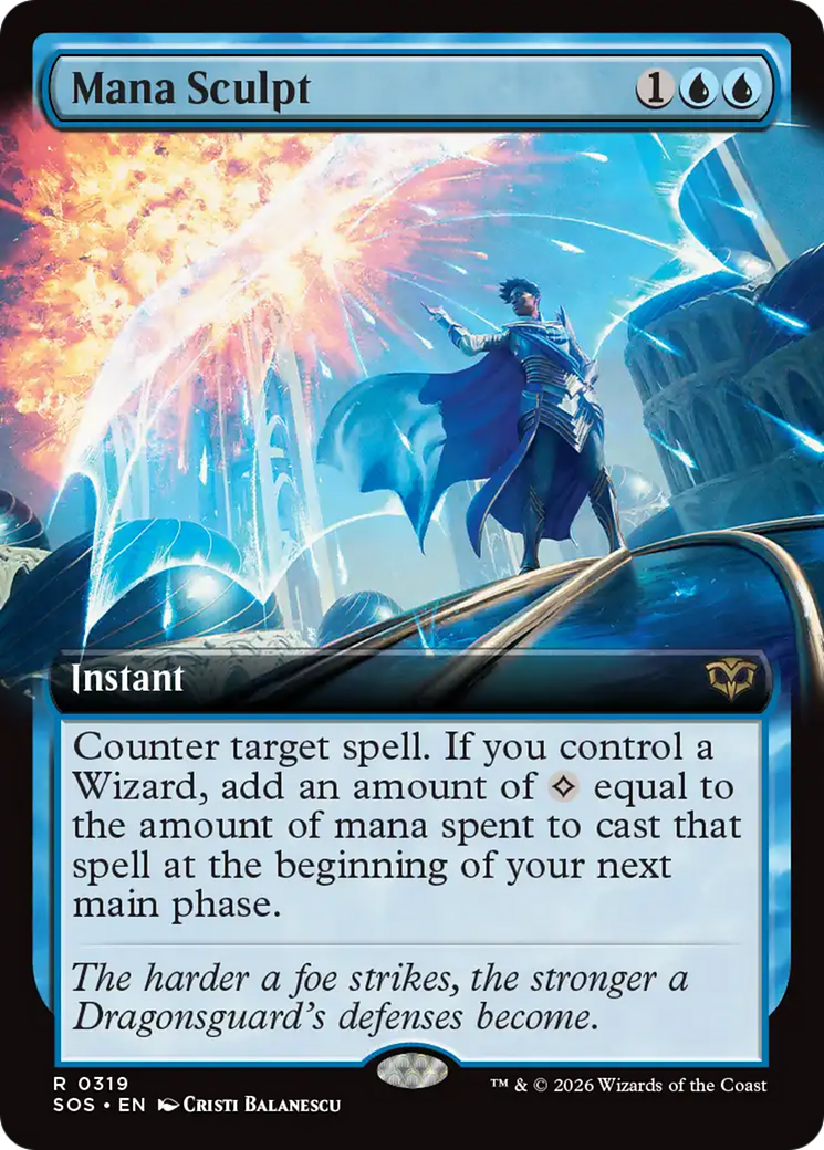 Mana Sculpt (Extended Art) [Secrets of Strixhaven] [Foil]