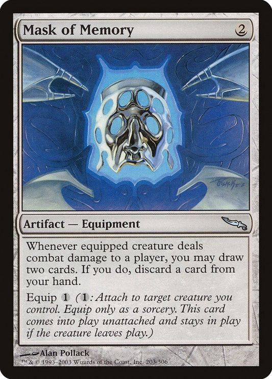 Mask of Memory [Mirrodin] [Foil]