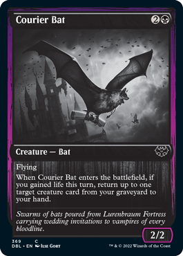 Courier Bat [Innistrad: Double Feature] [Foil]