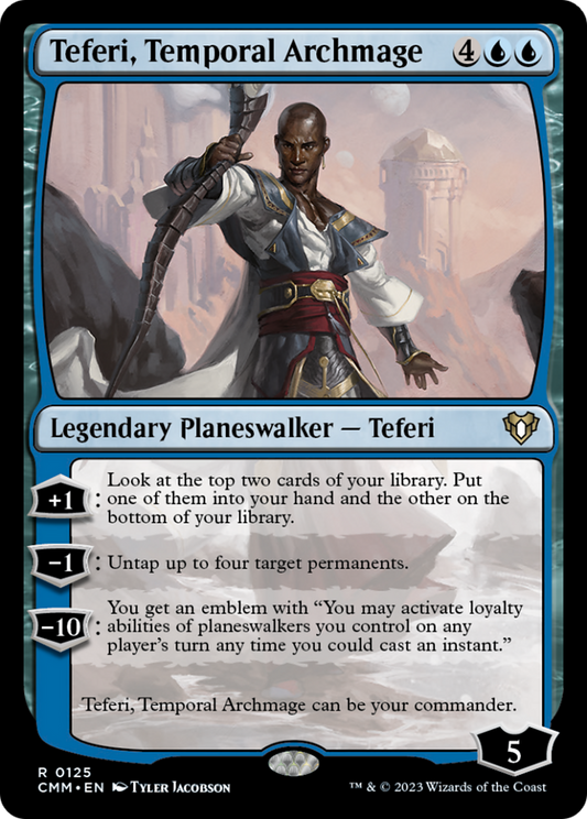 Teferi, Temporal Archmage [Commander Masters] [Foil]
