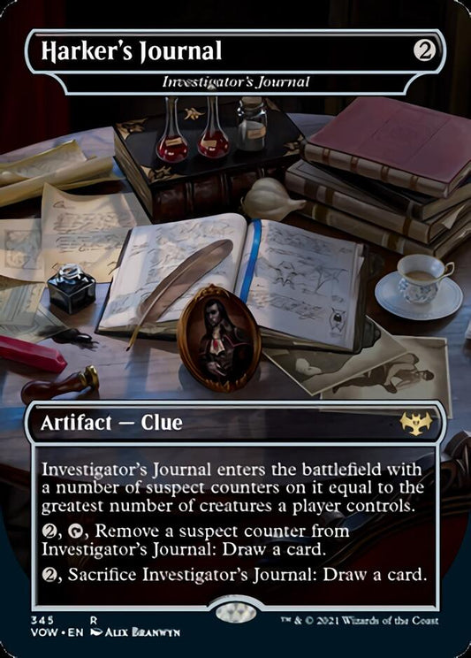 Investigator's Journal - Harker's Journal [Innistrad: Crimson Vow] [Foil]