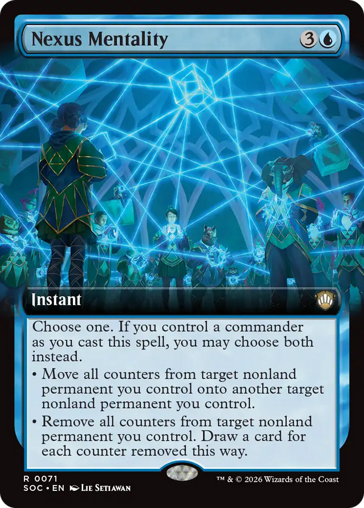 Nexus Mentality (Extended Art) [Secrets of Strixhaven Commander] [Foil]