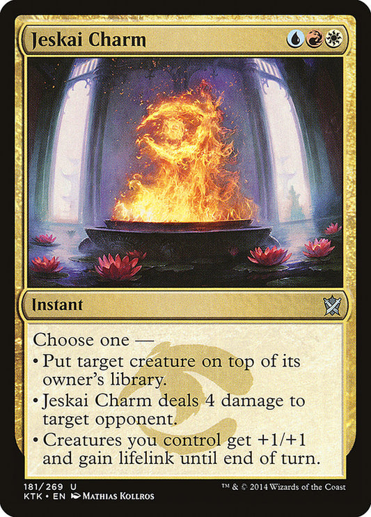 Jeskai Charm [Khans of Tarkir] [Foil]