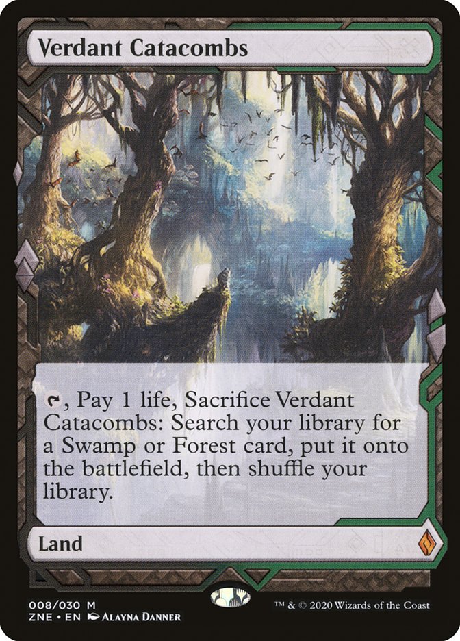 Verdant Catacombs (Expeditions) [Zendikar Rising Expeditions] [Foil]