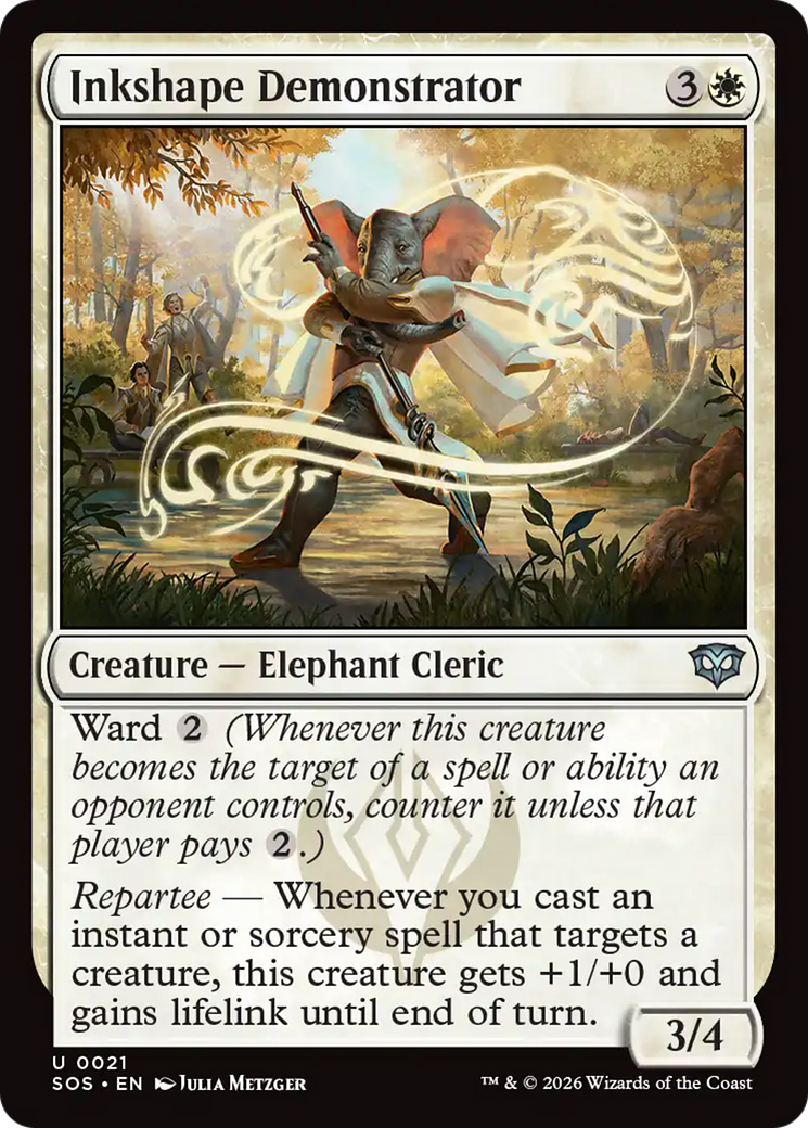 Inkshape Demonstrator [Secrets of Strixhaven] [Foil]