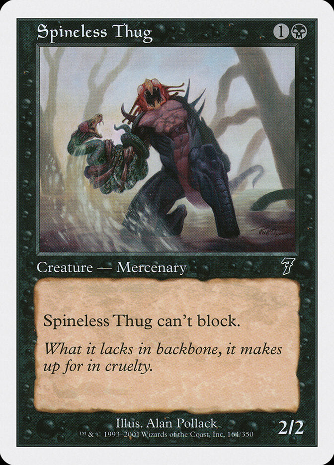 Spineless Thug [Seventh Edition] [Foil]