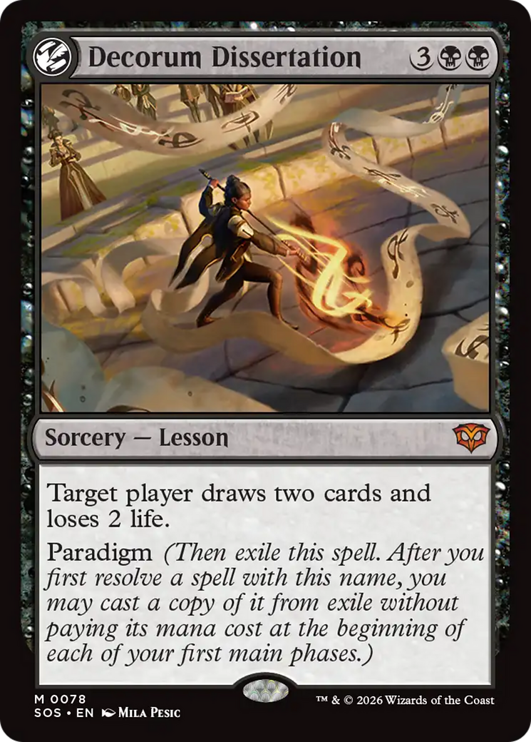 Decorum Dissertation [Secrets of Strixhaven] [Foil]