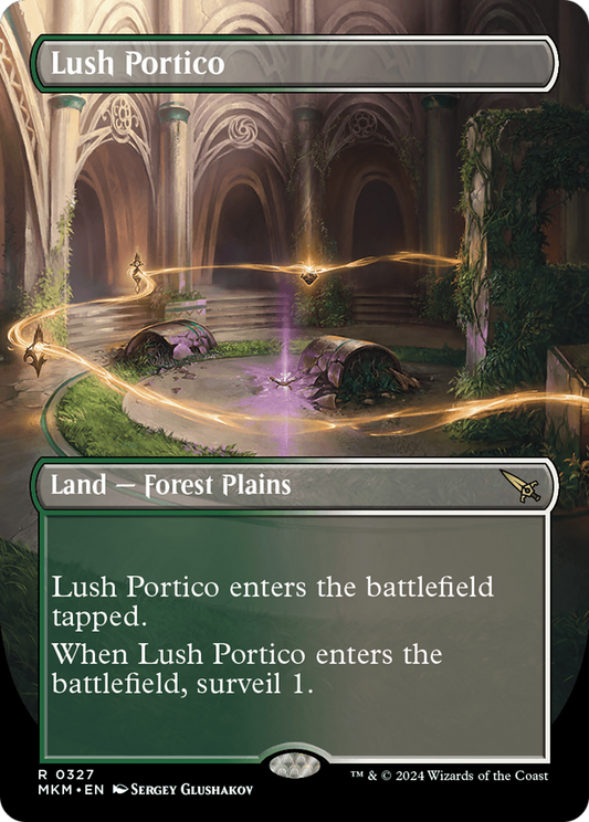 Lush Portico (Borderless) [Murders at Karlov Manor] [Foil]