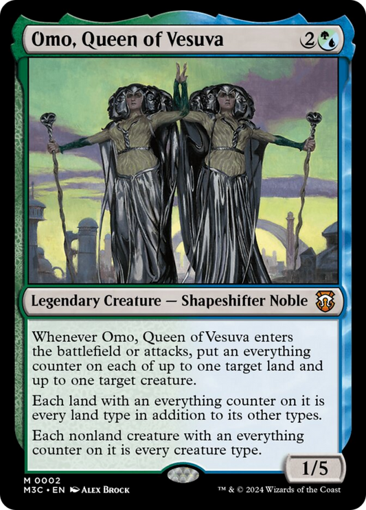 Omo, Queen of Vesuva [Modern Horizons 3 Commander] [Foil]