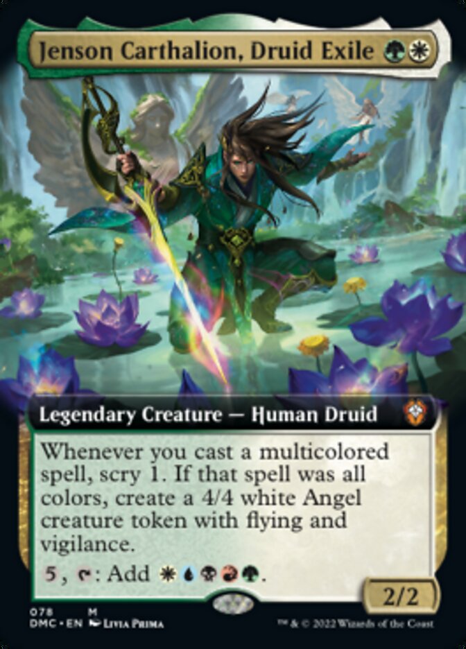 Jenson Carthalion, Druid Exile (Extended) [Dominaria United Commander] [Foil]