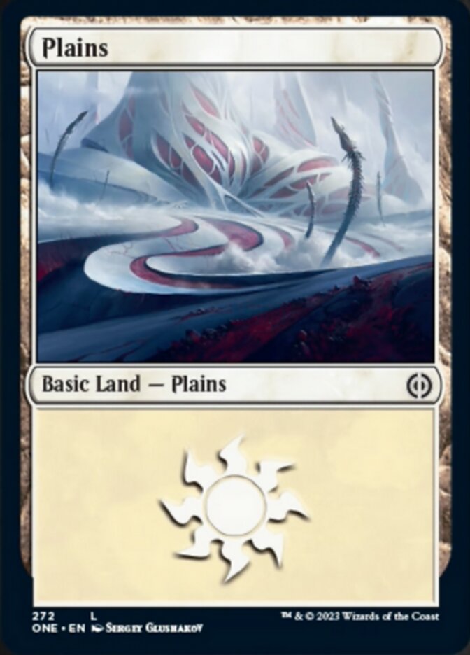 Plains (272) [Phyrexia: All Will Be One] [Foil]