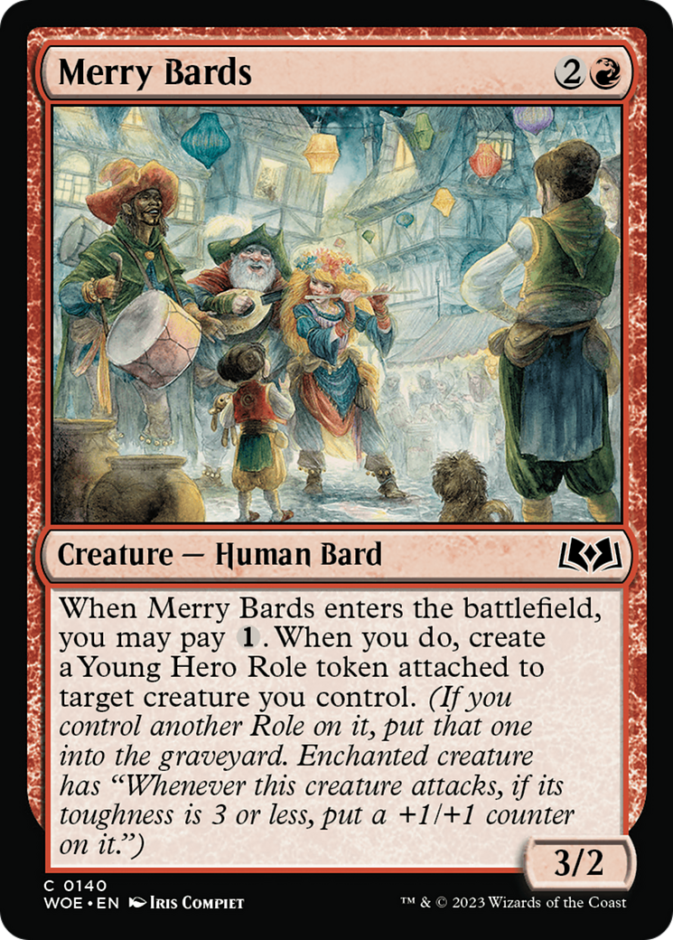 Merry Bards [Wilds of Eldraine] [Foil]