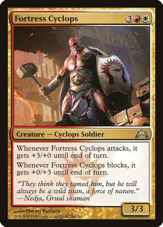Fortress Cyclops [Gatecrash] [Foil]