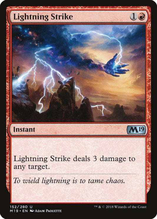 Lightning Strike [Core Set 2019] [Foil]