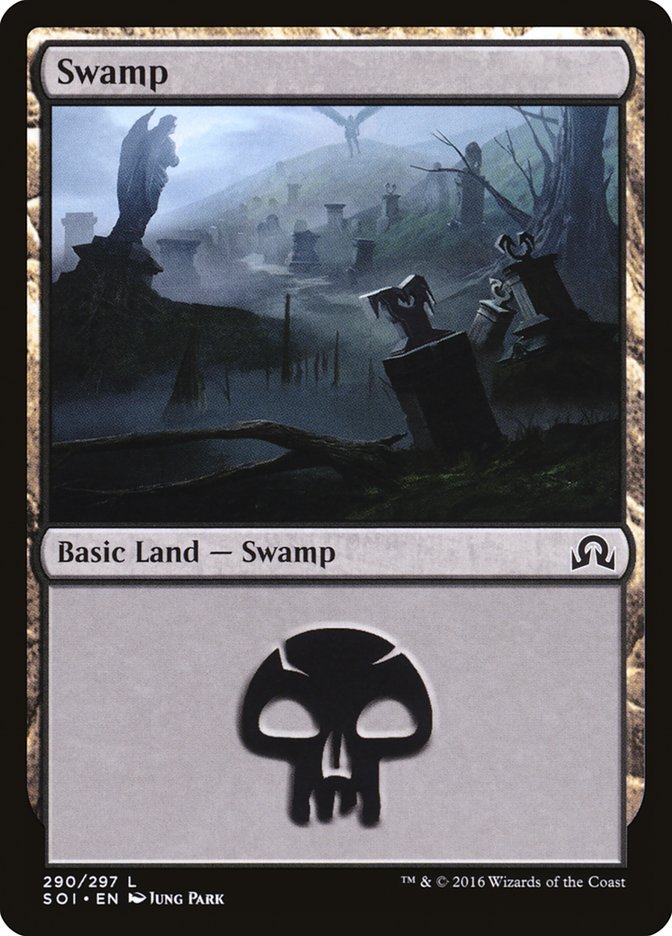 Swamp (290) [Shadows over Innistrad] [Foil]
