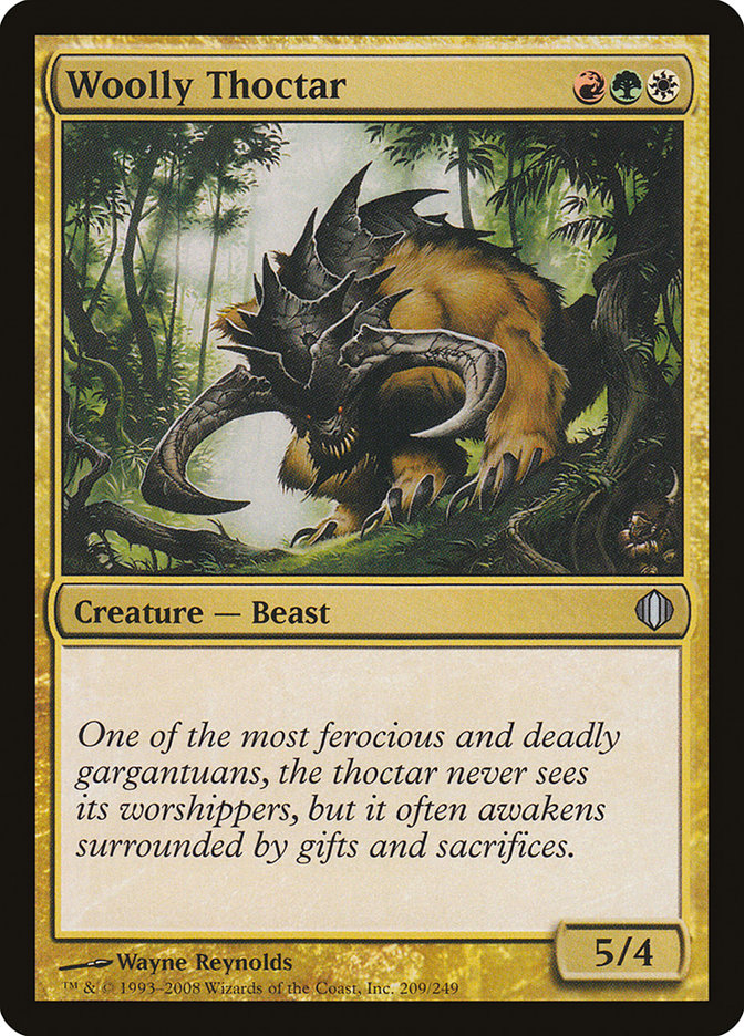 Woolly Thoctar [Shards of Alara] [Foil]