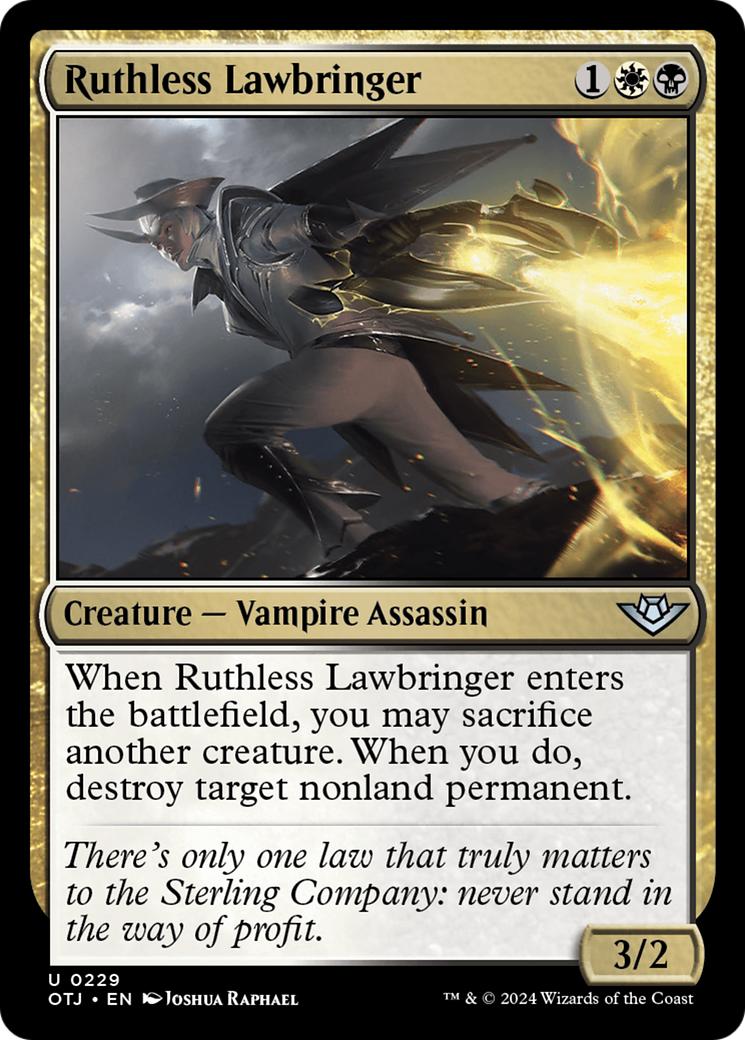 Ruthless Lawbringer [Outlaws of Thunder Junction] [Foil]