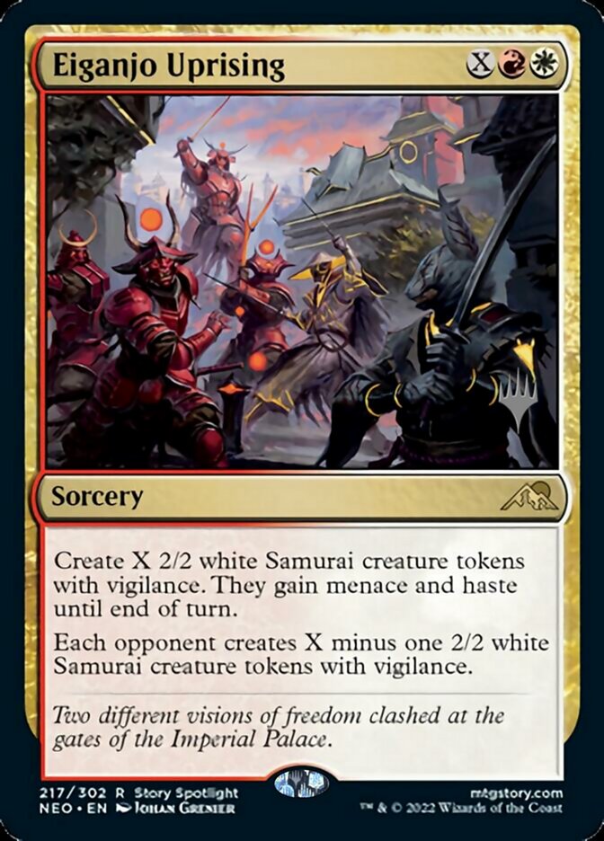 Eiganjo Uprising (Promo Pack) [Kamigawa: Neon Dynasty Promos] [Foil]