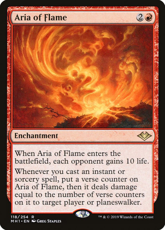 Aria of Flame [Modern Horizons] [Foil]