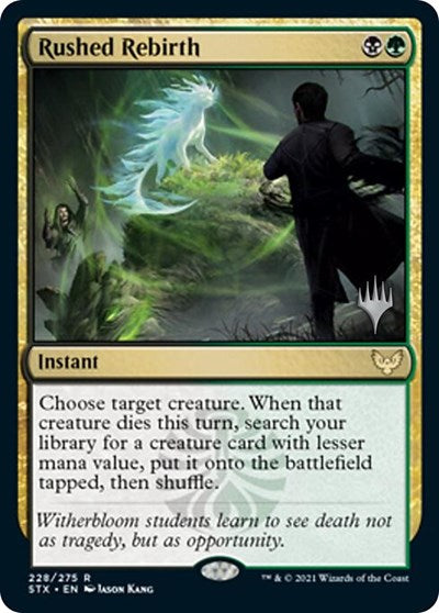 Rushed Rebirth (Promo Pack) [Strixhaven: School of Mages Promos] [Foil]