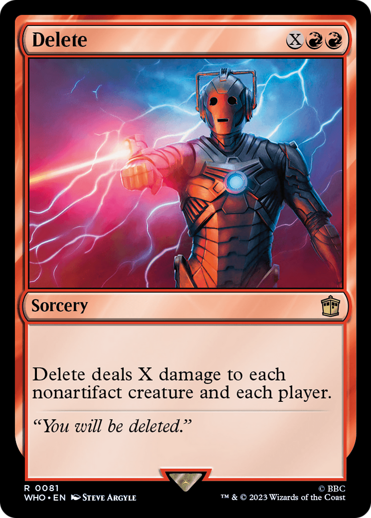 Delete [Doctor Who] [Foil]