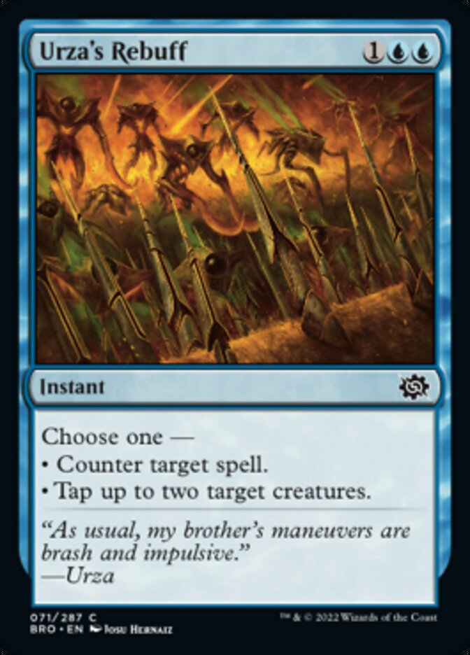 Urza's Rebuff [The Brothers' War] [Foil]