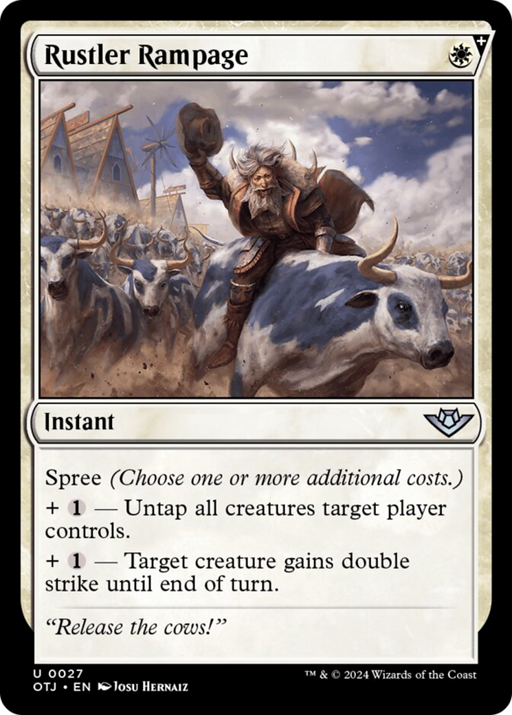 Rustler Rampage [Outlaws of Thunder Junction] [Foil]