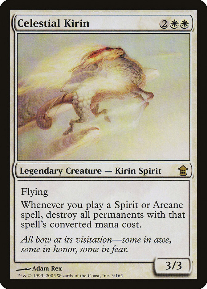 Celestial Kirin [Saviors of Kamigawa] [Foil]