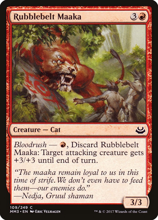 Rubblebelt Maaka [Modern Masters 2017] [Foil]