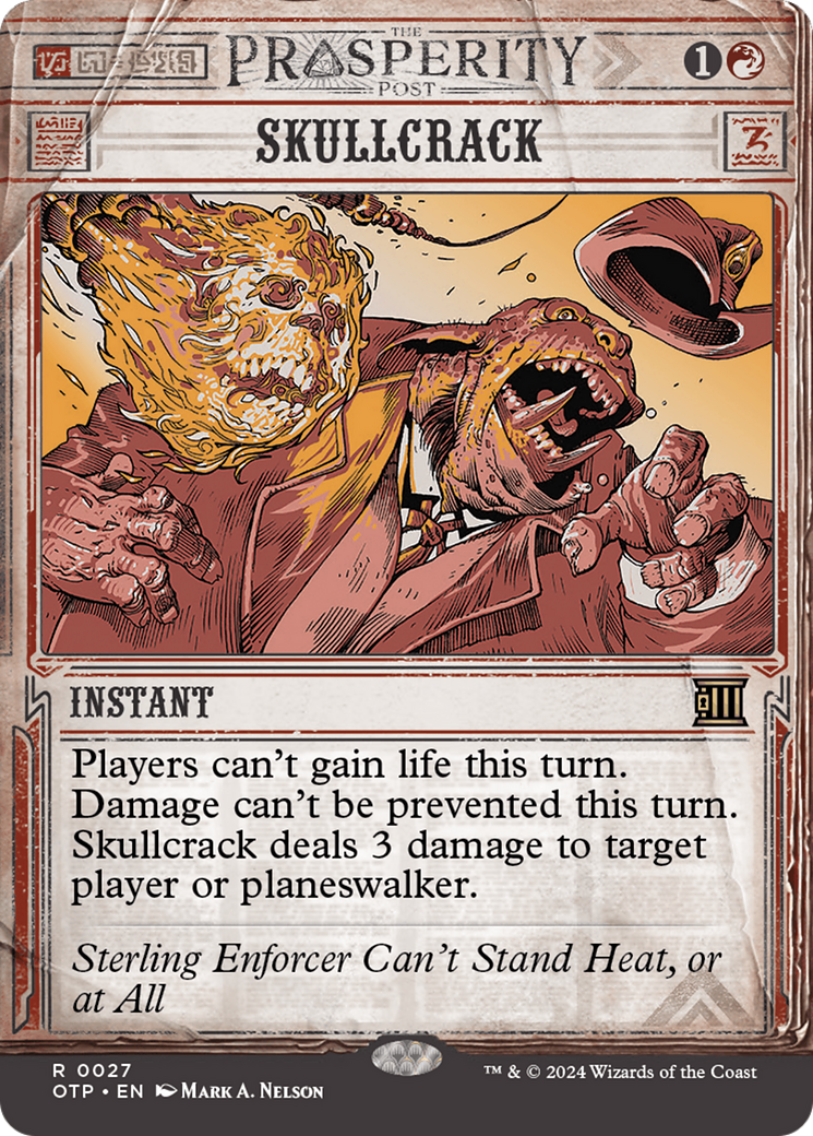 Skullcrack [Outlaws of Thunder Junction: Breaking News] [Foil]