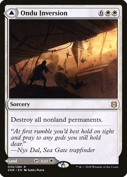 Ondu Inversion // Ondu Skyruins [Zendikar Rising] [Foil]