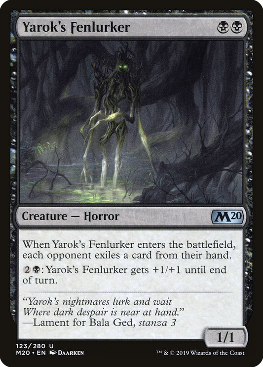 Yarok's Fenlurker [Core Set 2020] [Foil]